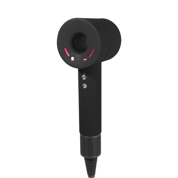 Silicone Case for Dyson Hair dryer washable Anti-Scratch Shockproof Dust Proof Travel Protective Case Cover for Dyson Hair Dryer Black (Black)