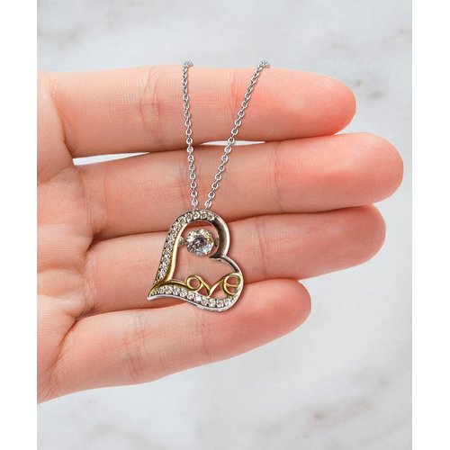 Game On Novelties You are The Best Stepmother I Could Have Got Stuck with. Happy Stepmother Love Dancing Necklace, Reusable Stepmother Gifts, for Mom