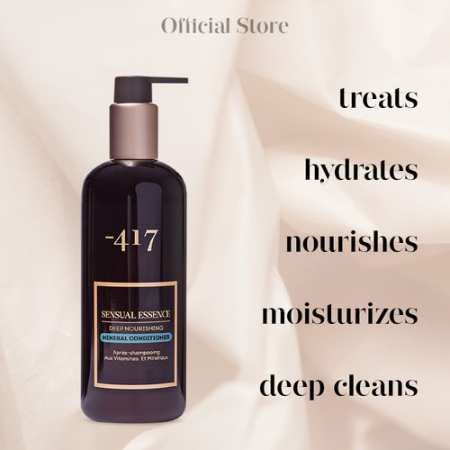 -417 Dead Sea Cosmetics Deep Nourishing Mineral Conditioner - Lightweight, Silky Smooth Hair Conditioner Enriched with Dead Sea Minerals11.83 Fl Oz