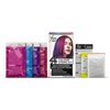 Stargazer Semi-Permament Hair Color 4 Shade Strips Kit In Vivid, Vegan and Cruelty Free Conditioning Formula, Multi Color Hair Dye Kit, Includes Disposable Gloves For Application, 4 x 0.33 fl. oz.
