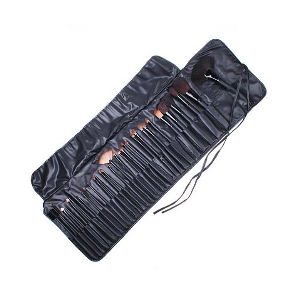 32 PCS Makeup Brush Set + Black Pouch Bag Science Purchase