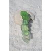 Pretty Shades of Genuine Green Sea Glass French Barrette Hair Clip