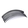 12 Pcs Black Plastic Side Hair Combs with 20 Teeth Hair Comb Clip DIY Hair Accessories for Women and Girls