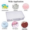 ARTDOT Diamond Painting Storage Containers, Diamond Art Portable Bead Storage Organizer 64 Gird Diamond Painting Accessories (Storage Box)