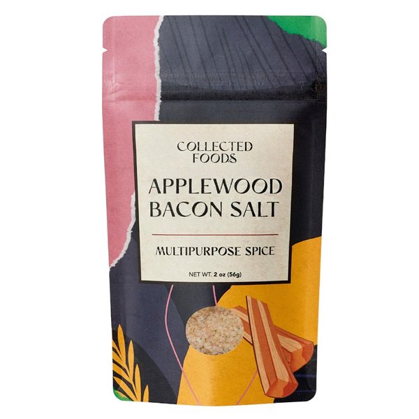 Premium Applewood Smoked Bacon Salt Seasoning - With Real Bacon (1 Package)