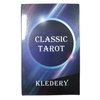 KLEDERY Tarot Cards for Beginners, Classic Tarot Cards with Meanings on Them, Durable Tarot Cards with Guide Book for Beginners (Black)
