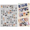 8 Sheets Halloween Nail Art Stickers Decals Self-Adhesive Pegatinas Uñas Cute Ghost Pumpkins Skull Spider Web Nail Supplies Nail Art Design Decoration Accessories