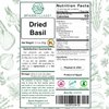 SPICES VILLAGE Dried Basil (2.3 oz) - All Natural Fresh Basil Leaves, Sweet Dry Basil Herbs, Pure Mediterranean Seasoning - Kosher Certified, Gluten Free, Non GMO, Resealable Bulk Bag
