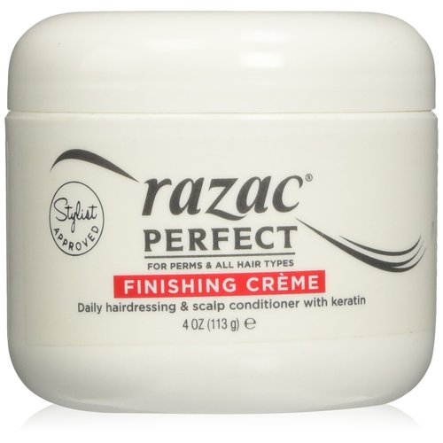 Razac Perfect for Perms Finishing Creme Daily Hairdressing and Scalp Conditioner, 4 Ounce