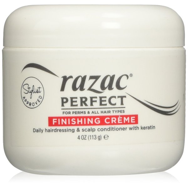 Razac Perfect for Perms Finishing Creme Daily Hairdressing and Scalp Conditioner, 4 Ounce