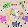 Under the Sea Party Favors - 12 PCS Ocean Animals Birthday Party Supplies - Sea Bubbles & Paint Crafts - Mermaid Shark Birthday Decorations Goodie Bags Stuffers Gifts Prizes for Kids Girls Toddler