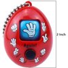 DobryDom 4Packs Rock Paper Scissors Random Toy, Mini Toy with Key Ring Chain Creativity Eggs Game Accessories Props for Babies Kids Children Teens Adults Party Fun Entertainment