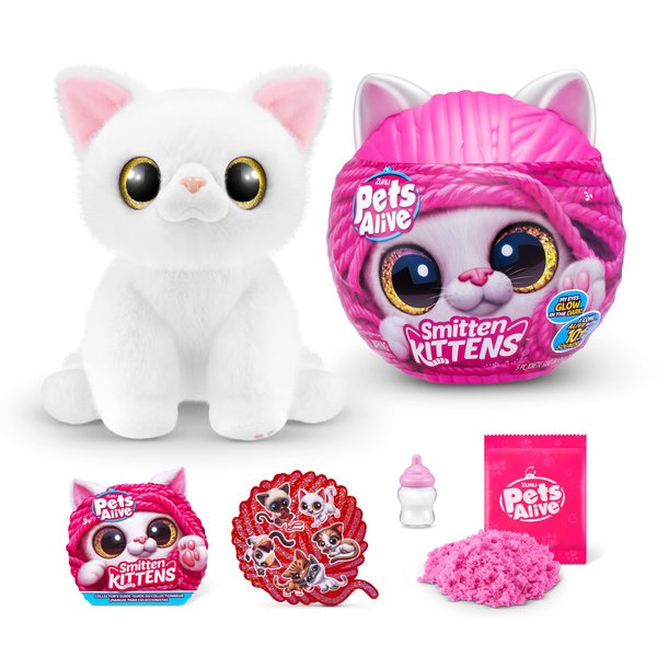 Pets Alive Smitten Kittens Surprise (British Shorthair Cat Sissy) by ZURU Nurture Play Soft Toy Unboxing Adopt Interactive 10 Sounds