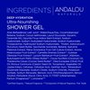 Andalou Naturals Body Wash, Deep Hydration Shower Gel, Ultra-Nourishing Skin Care for Dry Skin with Hyaluronic Acid & Ceramides, Gentle Exfoliating Body Wash for Softer, Glowing Skin, 8.5 fl oz