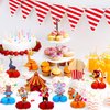 10 Pieces Carnival Party Decorations Circus Theme Party Decorations Carnival Centerpieces for Tables Carnival Table Decorations Cake Toppers Party Favors Supplies
