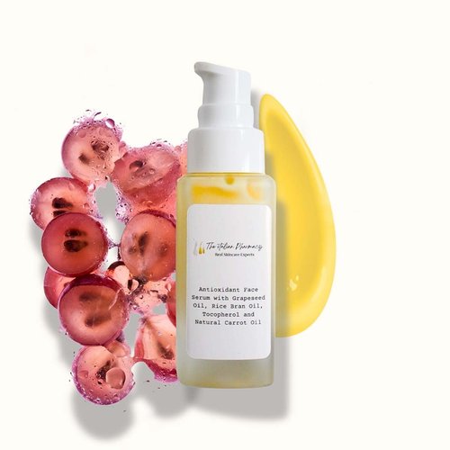 The Italian Pharmacy Healthy Radiance Vitamin E Face Serum with Grapeseed Oil - Nourishing & Brightening Formula