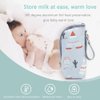 Kisangel Infant Bottles 1pc Car Milk Bottle Warmer Portable Baby Bottle Bag Insulated Milk Bottle Bag Keep Warm Carrying Sleeve Pouch for Newborn Toddler Baby Bottles