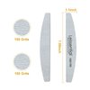 Nail Files and Buffer, Professional Manicure Tools Kit 150 150 Grit Double Sided Washable 10 Nail File Set