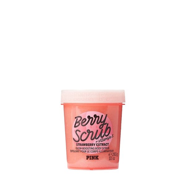 Victoria Secret Pink Strawberry Nourishing Body Scrub 10 oz (Strawberry)