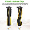 Techecook 2 Pack Main Roller Brush for Shark IQ Vacuum Replacement for Shark RV1001AE RV101 AV1002AE AV1010AE UR1005AE UR1000SR RV2001WD AV993 Vacuum Cleaner