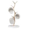 Coffee Mug Holder,Mug Rack Countertop,Leaf Shaped Mug Tree for Counter,Coffee Tea Cup Mug Holder Stand for Countertop,Perfect Coffee Bar Accessory & Kitchen Home Organizer Gold (Mug Not Included)