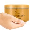 Keratin Cure Gold & Honey Deep Hair Mask Masque Conditioning Strengthen Dry Damaged Growth Relieves Scalp for all hair Moisturizing Reparation Argan Coconut Marula Women Men Beards 8 Oz