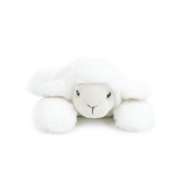 MON AMI Lamb Stuffed Plush Toy – 7”, Baby Christening Gift, Religious Gift, Dedication, Baptism Gift, Gift for Infants, Toddlers