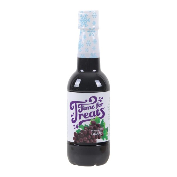 Flavored Syrup for Snow Cones, Homemade Sodas, Cocktails, Coffee, Baking and More - Time For Treats 16.9 Fluid Ounce Bottle (Grape)