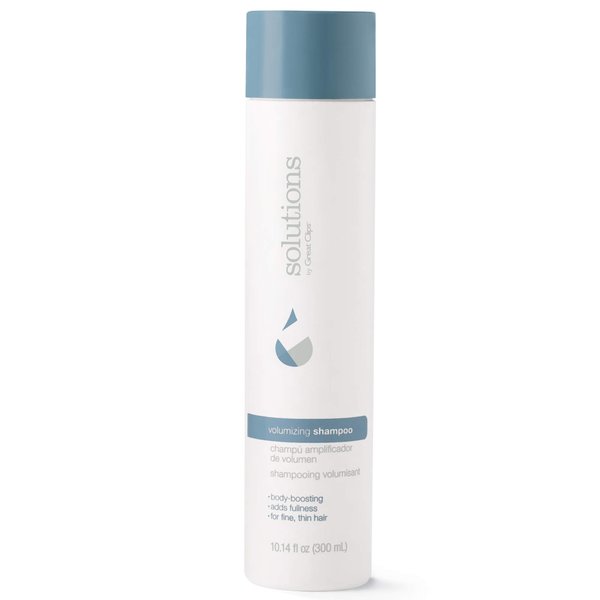 GREAT CLIPS Solutions Volumizing Shampoo, 10oz | Adds Volume, Thickness, & Bounce | For Fine, Thin, & Oily Hair | Every Day Use