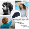 MOODKEY 36PCS Self Grip Small Hair Curlers Black Heatless Roller Hair Curlers Pro DIY Curly Hairstyle Hair Rollers Tools Rat Tail Comb for Women Medium Short Hair(0.6 x 2.4 Inch)