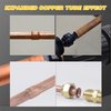 HVAC Repair Tool, Swage Tube Expander 5 in 1 Air Conditioner Copper Pipe Expander Swaging Drill Set Copper Tubing Tool with 1/4, 3/8, 1/2, 5/8, 3/4 Bits