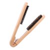 EXCEART Hair Straightener Brush Hair Straightener for Knotty Hair Flat Iron Hair Straightener Hair Straightener Comb Hair Brush for Men Mens Combs Wooden Comb Miss Short Hair Bamboo