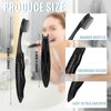 Youyole 16 Pcs Black Travel Toothbrush Folding Portable Charcoal Toothbrush Travel Toothbrush Kit with Soft Medium Bristles for Camping Travel Manual Toothbrushes Bulk