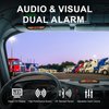 Promata PSW-81 12V 24V Reverse Backup Radar System,Wireless Parking Kit with 4 58Hkz Sensors for Car Truck Trailer,Upside Down Display with Adjustable Alarm Volume