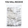 1440Pcs White Crystal Rhinestones,Glass Flatback Gems Small for Nail Face Makeup Art Crafts Clothes Sparkly Decoration -(SS3,1.4mm)