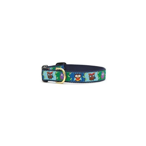 Up Country Owl 1" Wide Dog Collar - 2xl (21-27")
