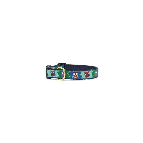 Up Country Owl 1" Wide Dog Collar - 2xl (21-27")