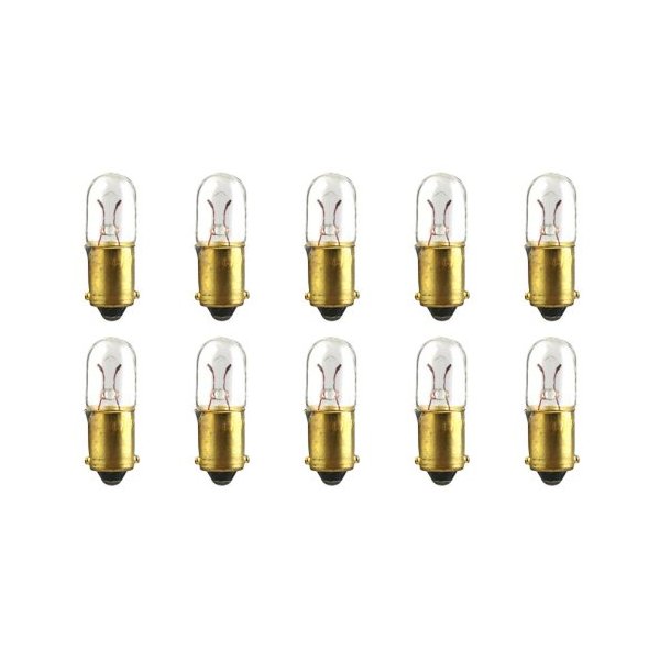 CEC Industries #45 Bulbs, 3.2 V, 1.12 W, BA9s Base, T-3.25 shape (Box of 10)