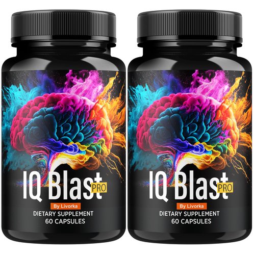 (2 Pack) IQ Blast Pro Capsules - Official IQ Blast Pro Advanced Supplement Pills, IQ Blast Pro Premium Formula for Wellness & Health Support, Original IQ Blast Pro Reviews, 120 Capsules for 2 Months