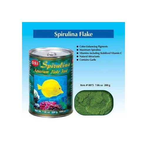 OSI Spirulina Flake Fish Food 7.06oz