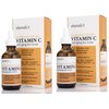 Elastalift Vitamin C Facial Serum For Age Spots, Wrinkles, & Expression Lines. Anti-Aging Face Serum W/Vitamin C & Hyaluronic Acid Brightens Skin To Promote Healthier Skin Complexion (2-Pack)