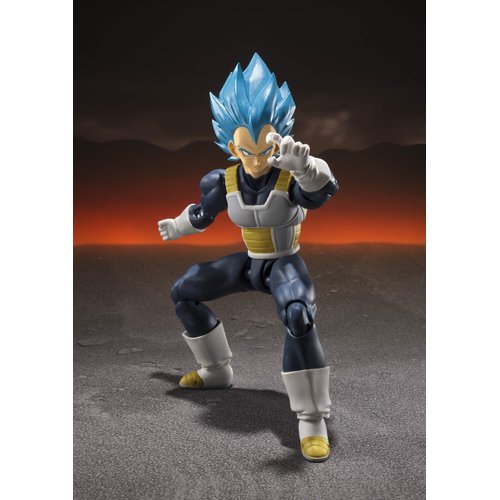 TAMASHII NATIONS Bandai S.H. Figuarts Super Saiyan God Super Saiyan Vegeta Dragon Ball Super: Broly Action Figure