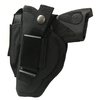 Nylon Gun Holster fits S&W Smith & Wesson M&P 380 Shield EZ Gun Slinger Holster Black Nylon Ambidextrous Use Left or Right Hand Built in Magazine Holder Adjustable Retention Strap