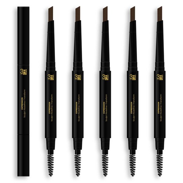 Brow Definer (Auburn) - 3R Factory Auburn Eye Brow Pencils For Women Waterproof & Retractable (1pc Pack)