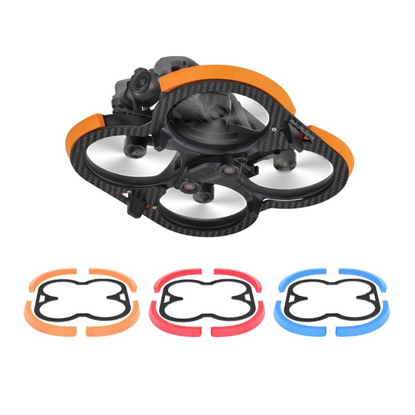 Avata Propellers Guard Protector Combo For DJI Avata Accessories Carbon Fiber + EVA