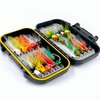 YAZHIDA Fly Fishing Flies Kit Fly Assortment Trout Bass Fishing with Fly Box, with Dry/Wet Flies, Nymphs, Streamers,Fly Poppers (pop21)