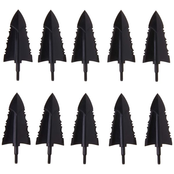Cold Steel Cheap Shot Polymer Archery Broadheads for Bows and Crossbows, Standard Broadhead (Pack of 10), 125 Grain (CSBH1Z)