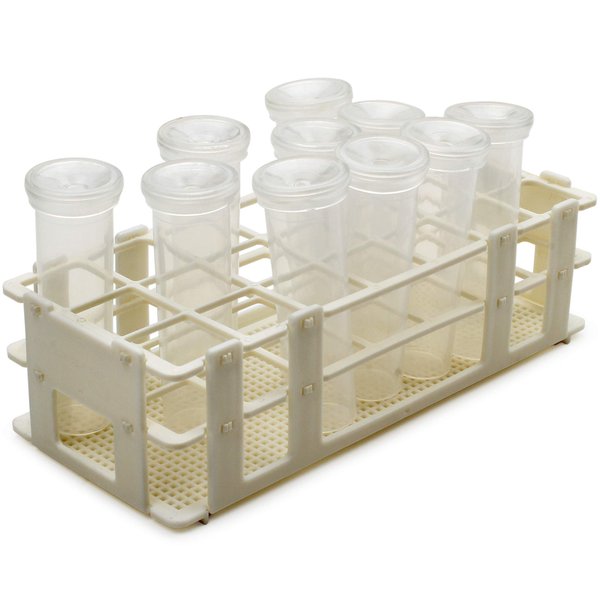 10Pcs 60Ml Floral Tubes with Rack Holder for Milkweed Cuttings