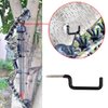 Archery Bow Hook Real Tree Stand Bow Hangers Bow Gear Holder Outdoor Hunting Accessory Black(10 pcs/Pack