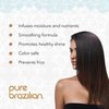 Pure Brazilian Deep Conditioning Masque - Deep Conditioner Hair Treatment with Brazilian Keratin, Acai, and Arginine - 16 Fl Oz